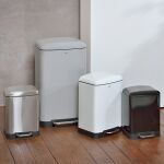 KELA-Kosz stalowy na śmieci 6 l czarny Davino - 5