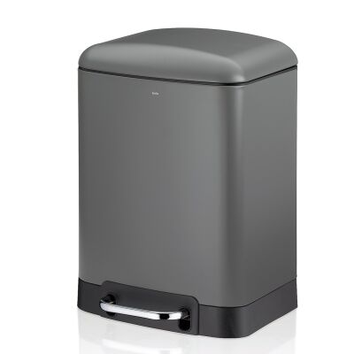 KELA-Kosz stalowy na śmieci 6 l czarny Davino