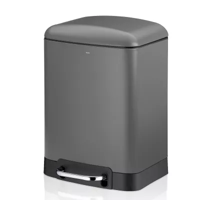 KELA-Kosz stalowy na śmieci 6 l czarny Davino