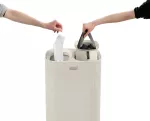 JJ-Kosz podwójny na pranie 60l. Tota ecru - 5
