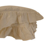 Poszewka bawełniana komplet AKDENIZ BEIGE/2x40x40 STONEWASHED - 2