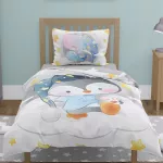 Pościel bawełna 100x135 + 40x60 Pingwinek - 3