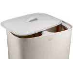 JJ-Kosz do segregacji prania,beż,90l Tota 2 Twin - 2