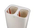 JJ-Kosz do segregacji prania,beż,90l Tota 2 Twin - 4