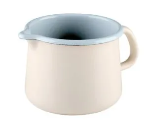 Kubek ceramiczny kremowy 1l Riess Avorio seria Premium