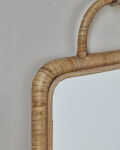 Lustro rattanowe Japandi 28x3x28 cm Meraki - 4