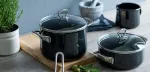 Zestaw garnków ceramicznych 5-częściowy Riess Black Magic - 2