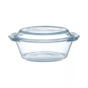 MC-Naczynie żaroodporne szklane 1l. z pokrywką