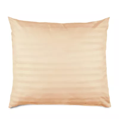 Poszewka satyna bambusowo-bawełniana STRIPE BEIGE/50x60