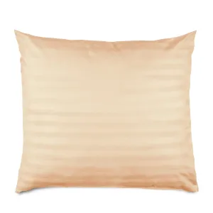 Poszewka satyna bambusowo-bawełniana STRIPE BEIGE/50x60