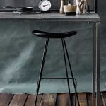 Hoker stołek barowy 73x37 cm Barry czarny Nordal - 3