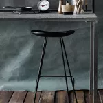 Hoker stołek barowy 73x37 cm Barry czarny Nordal - 3