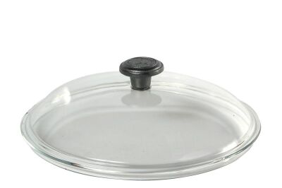 SKEPP-Pokrywka szklana 28cm z żeliwnym uchwytem