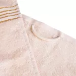 Ręcznik D Bawełna 100% Tiwano Krem + Ciemny Turkus (P) 2x30x50+2x50x90+2x70x140 kpl. - 5