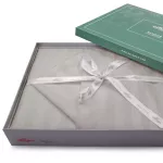 Pościel satyna bambusowo-bawełniana (P) STRIPE GREY/140x200 +1x70x80 z listwą +2x40x40 BAMBOO - 5