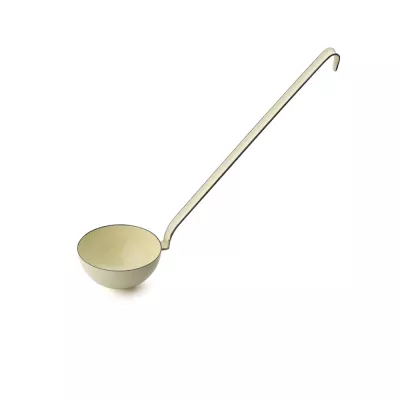 Emaliowana łyżka chochla do zupy Riess