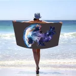 Ręcznik plażowy mikrofibra 100x180 H145 - 2