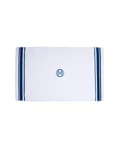 OM-Dywanik łazienkowy MonogrLinea60x100cm b.morski