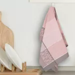 Ścierka kuchenna LISTKI/50x70/róż - 3