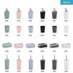 KELA-Dozownik na mydło 350ml szary-stal Marta - 4