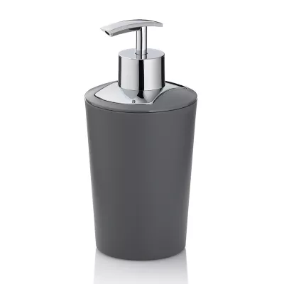 KELA-Dozownik na mydło 350ml szary-stal Marta