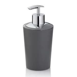 KELA-Dozownik na mydło 350ml szary-stal Marta