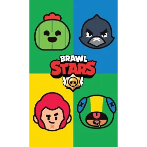 Ręcznik przedszkolny dla dziecka 30x50 Brawl Stars