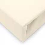 Prześcieradło jersey elastan z gumką ECRU/EKOLOGIA/90x200x30 - 3