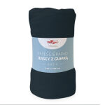 Prześcieradło jersey z gumką BASIC 026/CIEMNY GRANAT/220x200 - 2