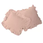 Poszewka bawełniana komplet CAMELLO ROSES/2x40x40 STONEWASHED - 3