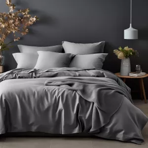 Pościel satyna bawełniana POPIEL 024/220x200