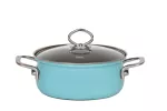 Zestaw garnków ceramicznych  5-częściowy Riess Kristalblau - 3