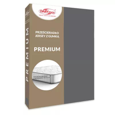 Prześcieradło jersey z gumką 037/130/140x200 PREMIUM