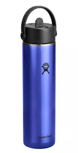 HF-Butelka 24 oz z nakrętką ze słomką, niebieska