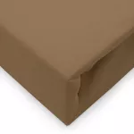 Prześcieradło jersey elastan z gumką 54 BRAUN/BRĄZ/90x200x30 - 3