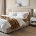 Prześcieradło jersey elastan z gumką 54 BRAUN/BRĄZ/90x200x30 - 2