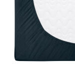 Prześcieradło jersey z gumką BASIC 026/CIEMNY GRANAT/160x200 - 4