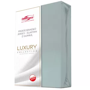 Prześcieradło jersey elastan z gumką 31 POPIEL/90x200x30