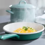 Garnek emaliowany z pokrywką 1,5 l Riess NATURE GREEN - 4