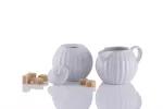 PK-Zestaw cukiernica + mlecznik biały Luxe - 3