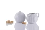 PK-Zestaw cukiernica + mlecznik biały Luxe - 4