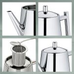 KELA-Czajnik z zaparzaczem 0,9 l stalowy Ancona - 3