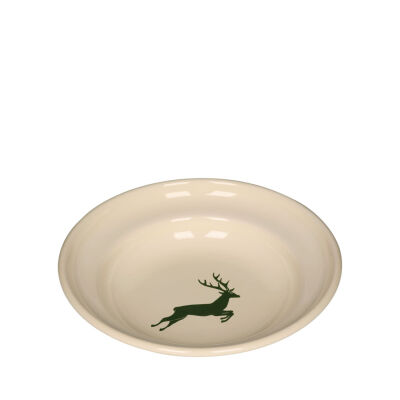 Talerz emaliowany głęboki 22 cm z jelonkiem Riess
