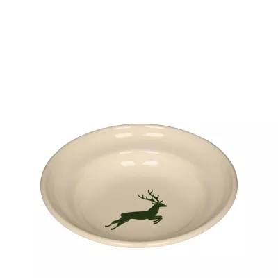 Talerz emaliowany głęboki 22 cm z jelonkiem Riess