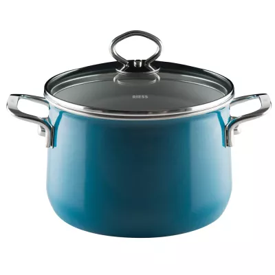 Garnek ceramiczny turkusowy 2l Riess Aquamarin seria Premium