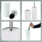 KELA-Szczotka toaletowa biała-stal Marta - 2