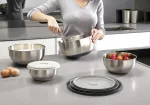 JJ-Zestaw misek z pokrywkami 8el. NestPrep&StoreSt - 8