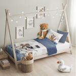 Pościel bawełna 100x135 + 40x60 Łódka - 4