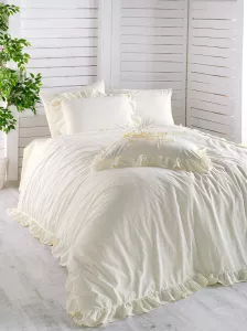 Pościel bawełniana SNOW WHITE/220X200(P) STONEWASHED
