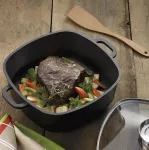 KELA-Naczynie kwadratowe 6l+pokrywa szklana Kerros - 3